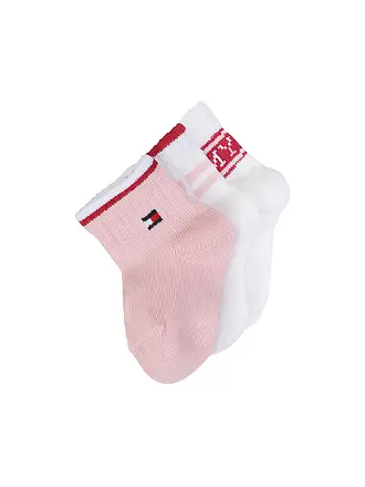 TOMMY HILFIGER | Baby Jungen Socken 3er Pkg. light blue | rosa